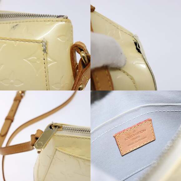 LOUIS VUITTON Monogram Vernis Minna Street Shoulder Bag Perle M91509 - Picture 11 of 13